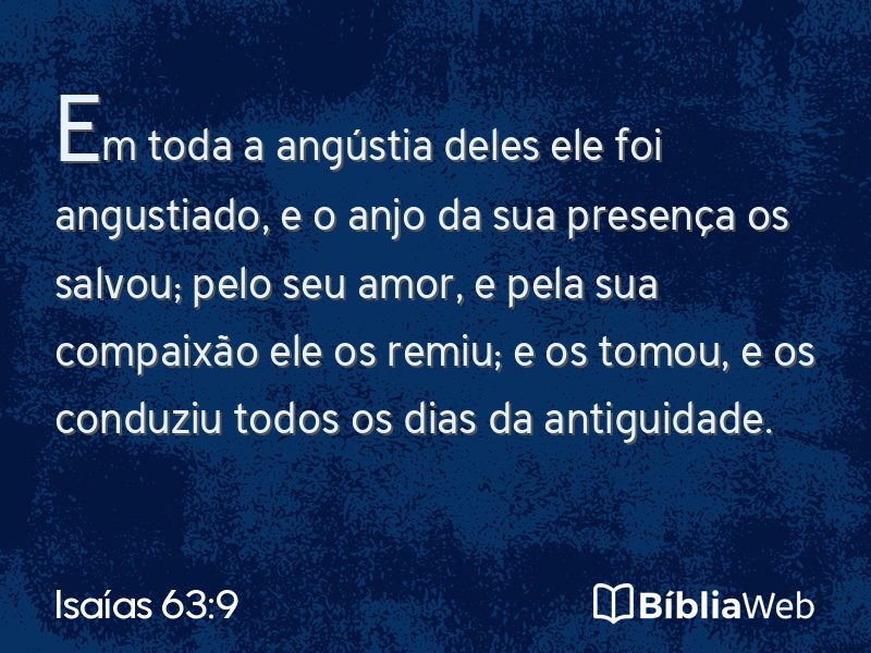 Isaías 63:9 em imagem para compartilhar