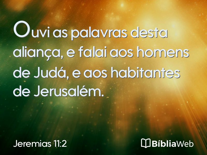 Jeremias 11:2 em imagem para compartilhar