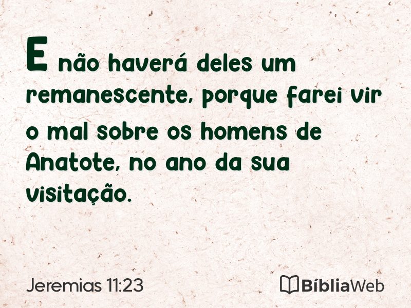 Jeremias 11:23 em imagem para compartilhar