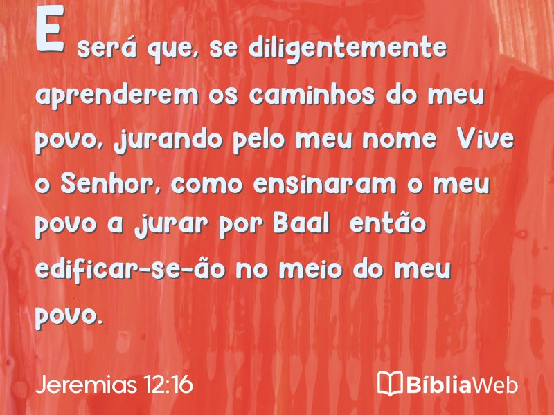 Jeremias 12:16 em imagem para compartilhar