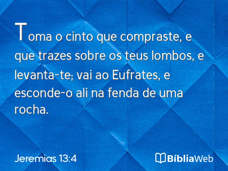 Jeremias 13:4 em imagem para compartilhar