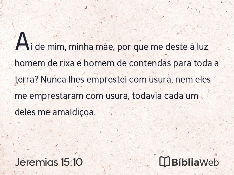 Jeremias 15:10 em imagem para compartilhar
