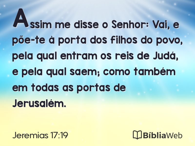 Jeremias 17:19 em imagem para compartilhar