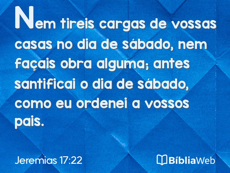 Jeremias 17:22 em imagem para compartilhar