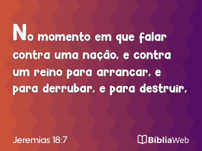 Jeremias 18:7 em imagem para compartilhar