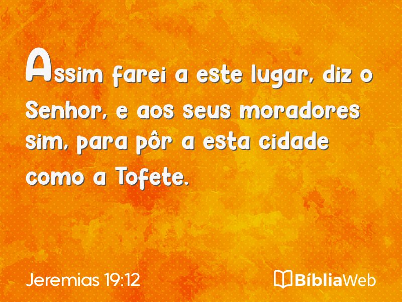 Jeremias 19:12 em imagem para compartilhar