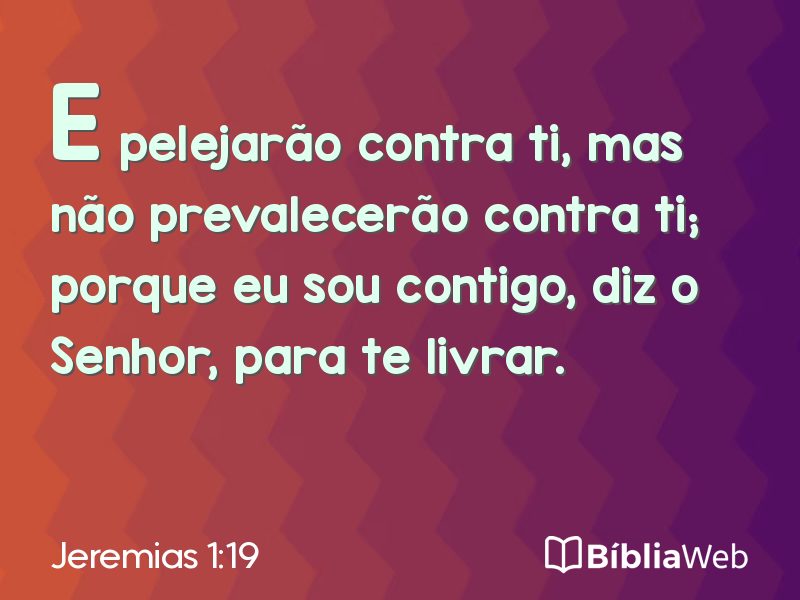 Jeremias 1:19 em imagem para compartilhar
