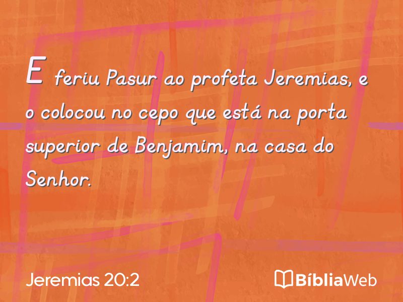 Jeremias 20:2 em imagem para compartilhar