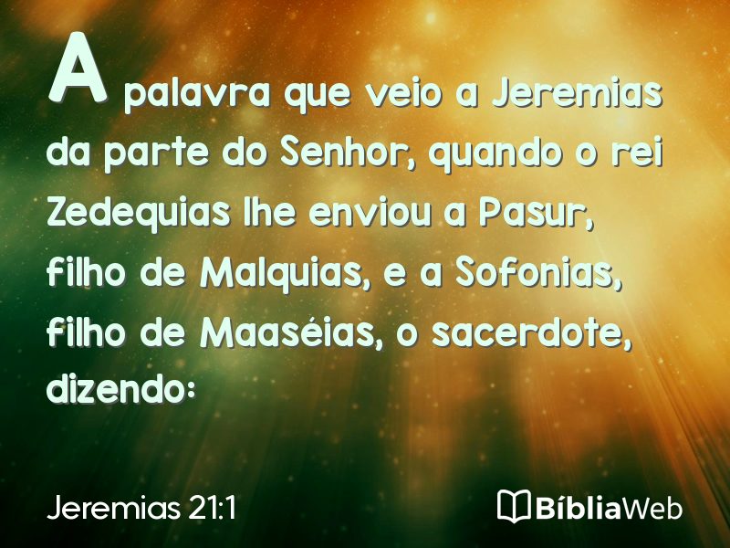 Jeremias 21:1 em imagem para compartilhar