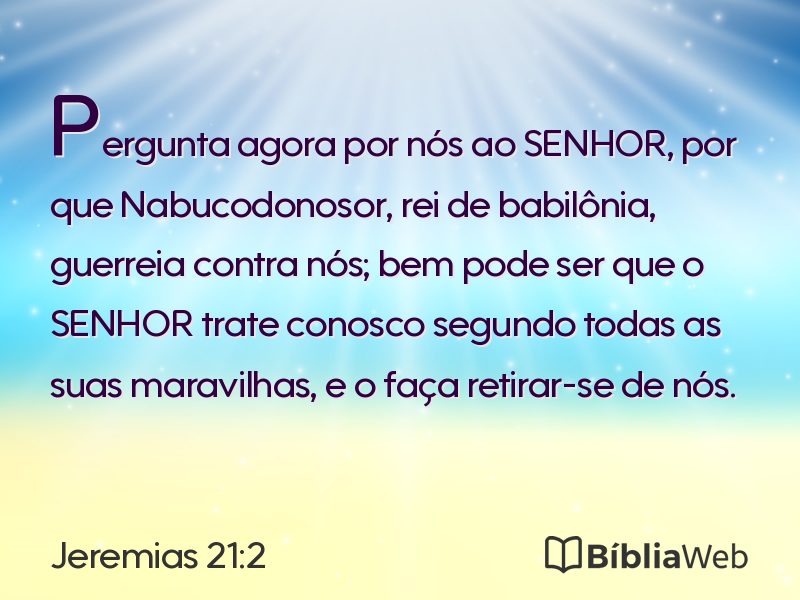 Jeremias 21:2 em imagem para compartilhar
