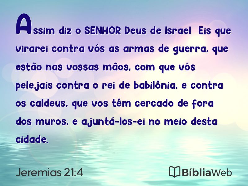 Jeremias 21:4 em imagem para compartilhar