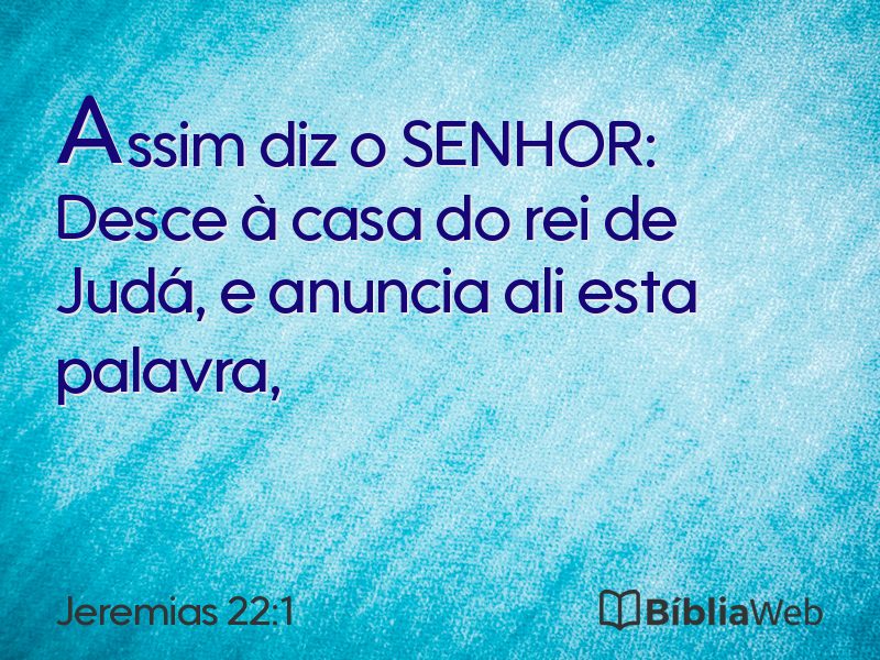 Jeremias 22:1 em imagem para compartilhar