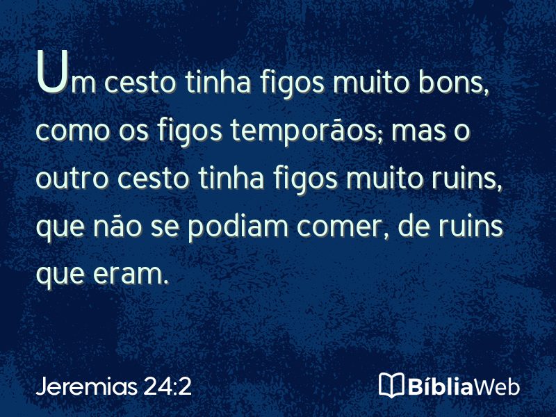 Jeremias 24:2 em imagem para compartilhar