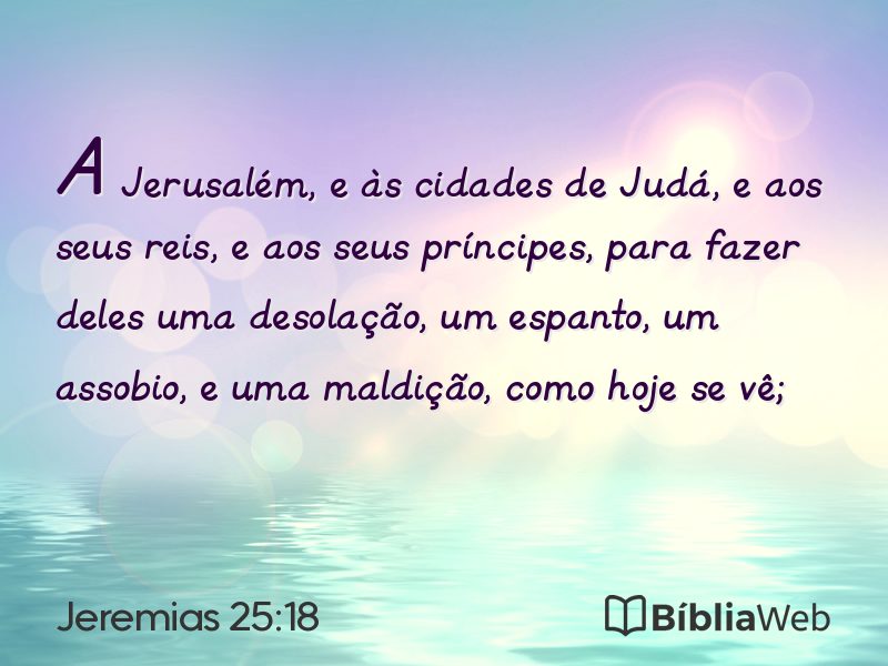 Jeremias 25:18 em imagem para compartilhar