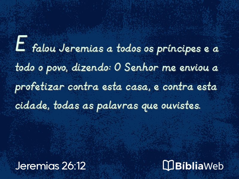 Jeremias 26:12 em imagem para compartilhar