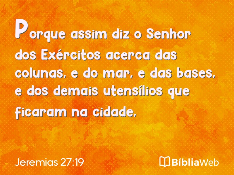 Jeremias 27:19 em imagem para compartilhar