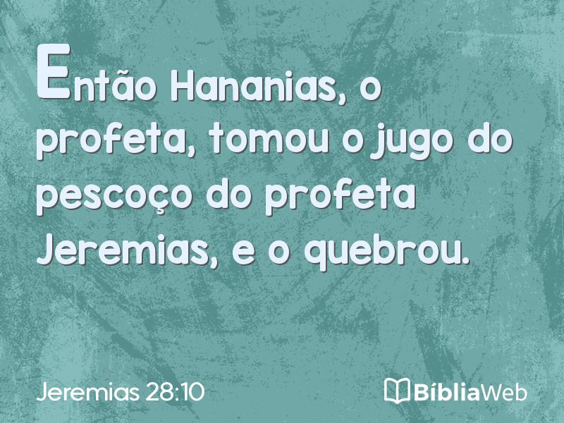 Jeremias 28:10 em imagem para compartilhar