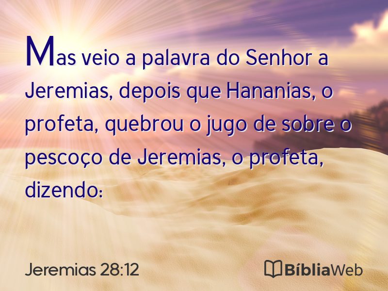 Jeremias 28:12 em imagem para compartilhar