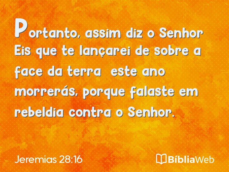 Jeremias 28:16 em imagem para compartilhar