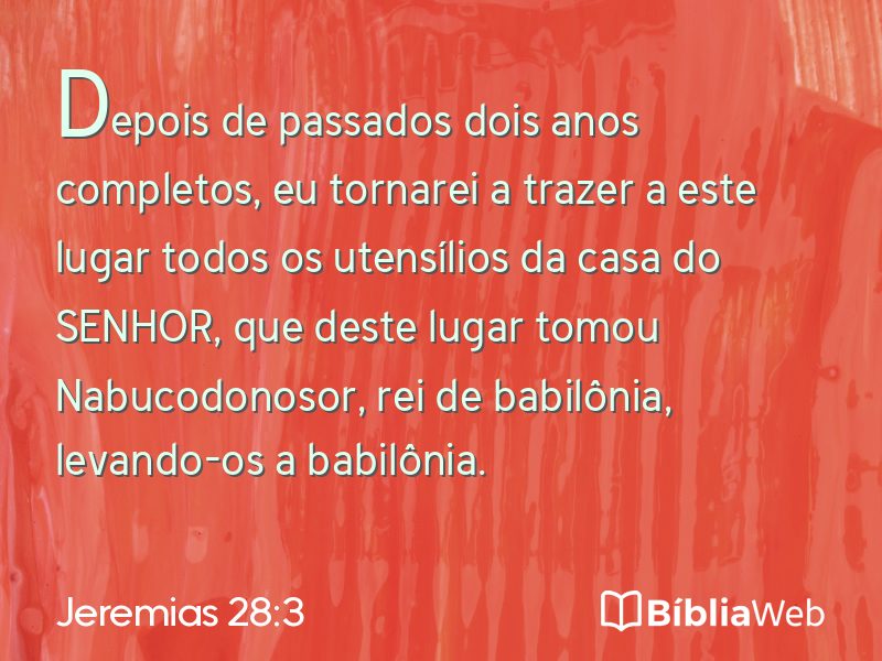 Jeremias 28:3 em imagem para compartilhar