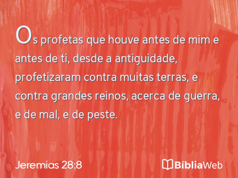 Jeremias 28:8 em imagem para compartilhar
