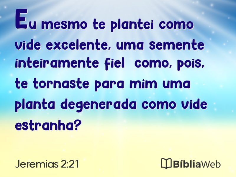 Jeremias 2:21 em imagem para compartilhar