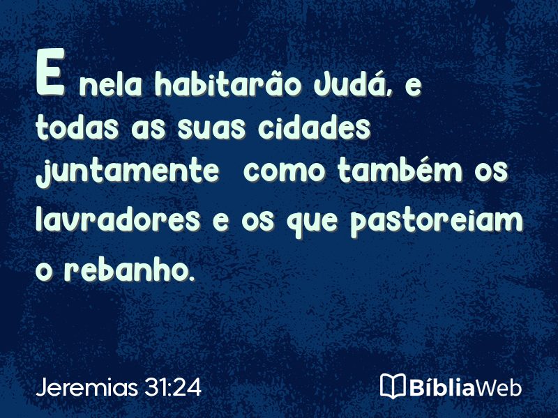 Jeremias 31:24 em imagem para compartilhar