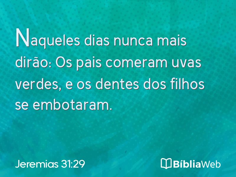 Jeremias 31:29 em imagem para compartilhar