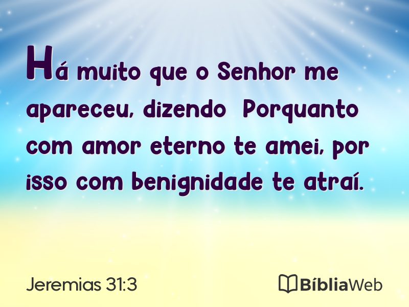 Jeremias 31:3 em imagem para compartilhar