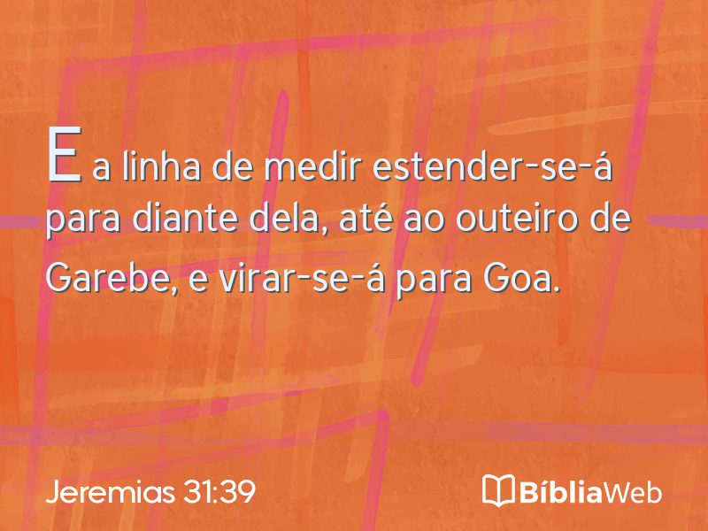 Jeremias 31:39 em imagem para compartilhar