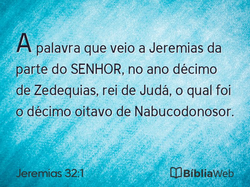 Jeremias 32:1 em imagem para compartilhar