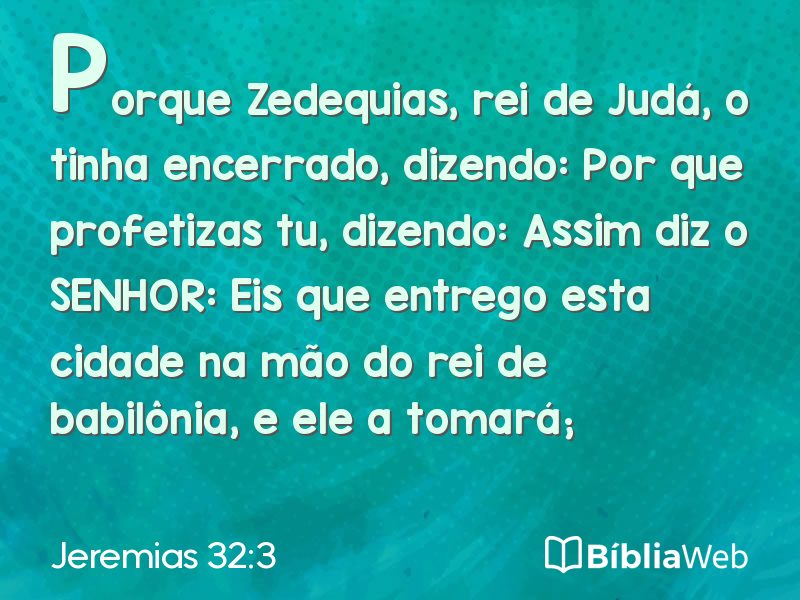 Jeremias 32:3 em imagem para compartilhar