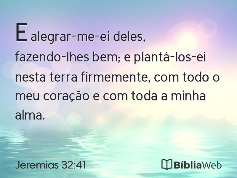 Jeremias 32:41 em imagem para compartilhar