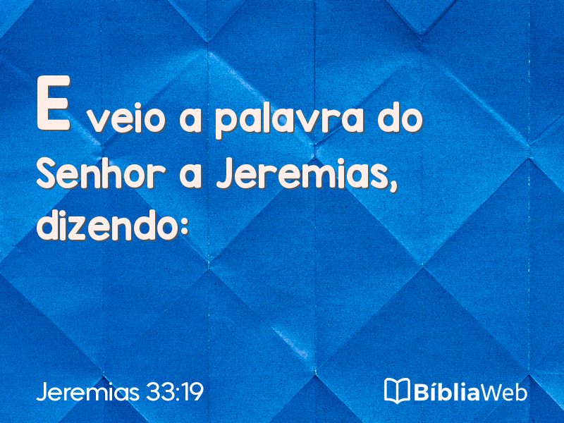 Jeremias 33:19 em imagem para compartilhar