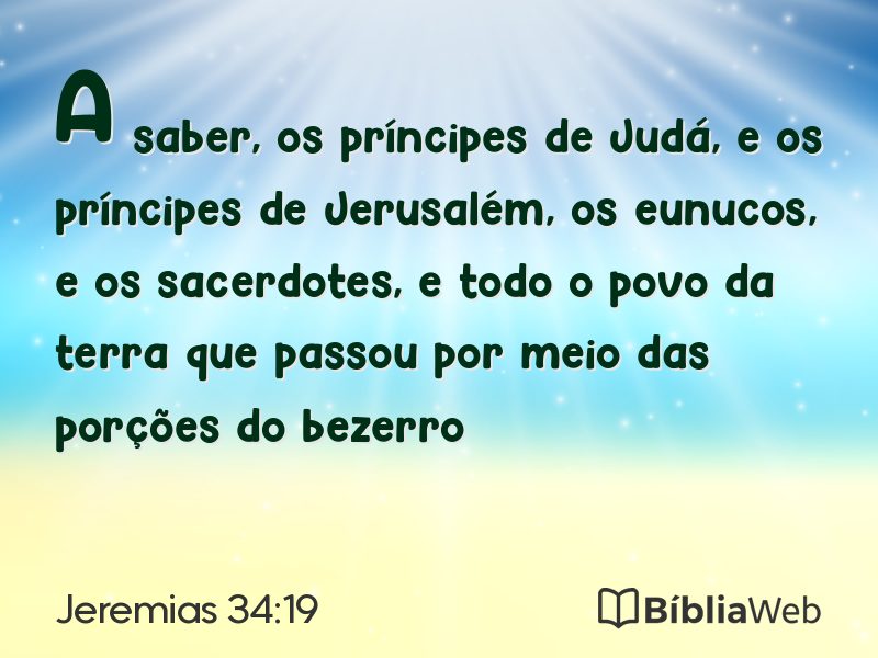 Jeremias 34:19 em imagem para compartilhar