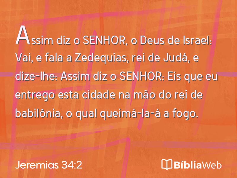 Jeremias 34:2 em imagem para compartilhar