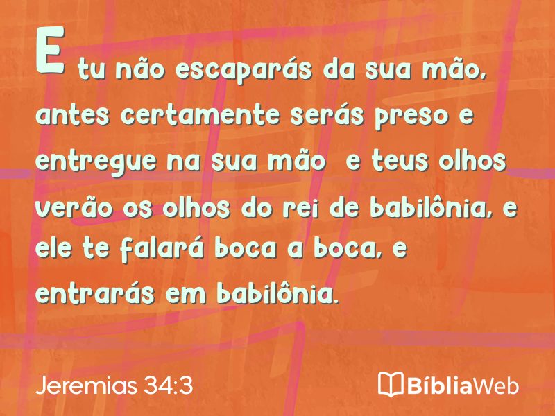 Jeremias 34:3 em imagem para compartilhar