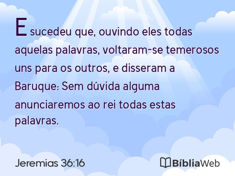 Jeremias 36:16 em imagem para compartilhar