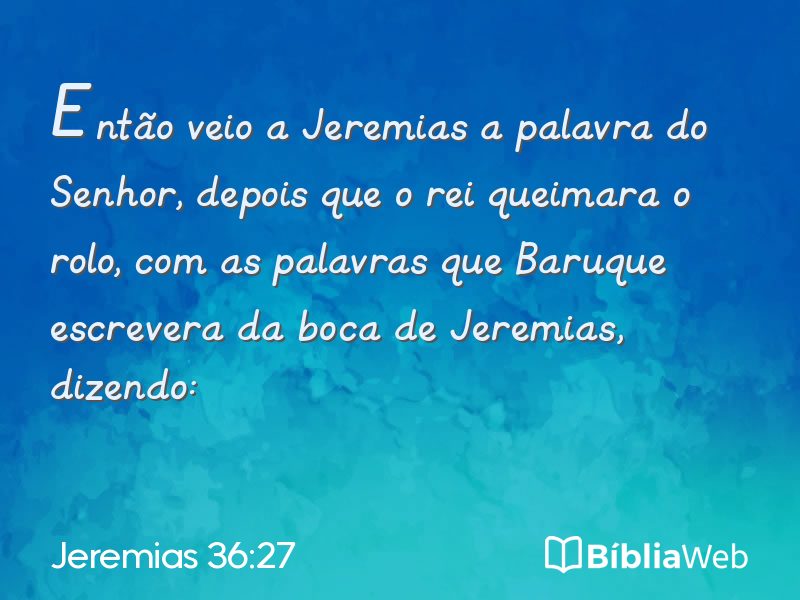 Jeremias 36:27 em imagem para compartilhar
