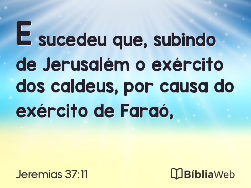 Jeremias 37:11 em imagem para compartilhar