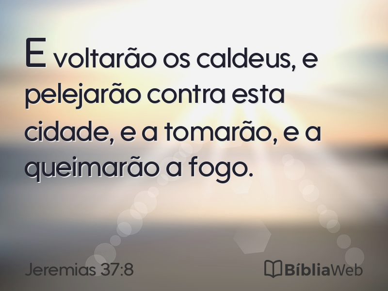 Jeremias 37:8 em imagem para compartilhar