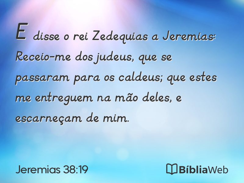 Jeremias 38:19 em imagem para compartilhar