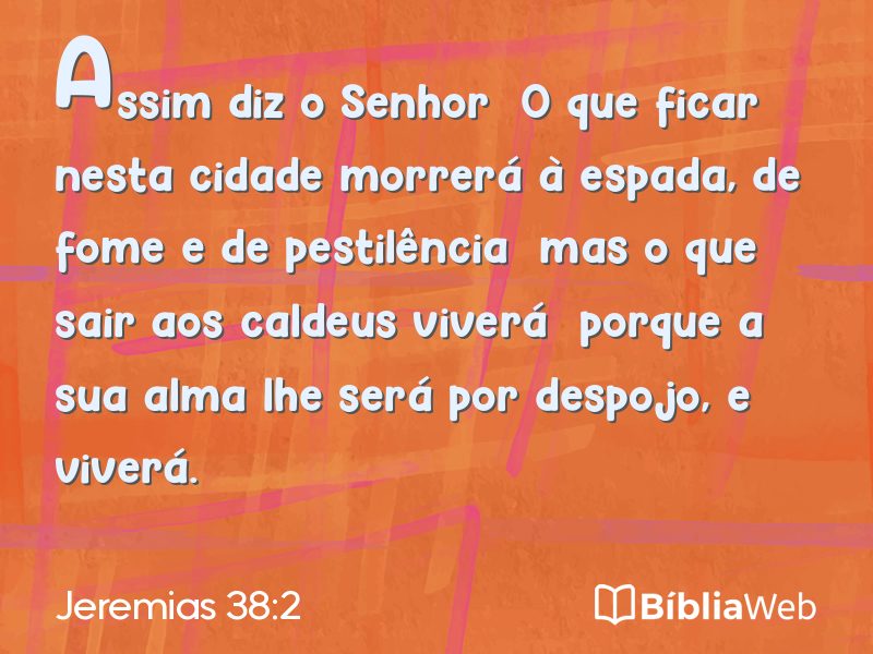 Jeremias 38:2 em imagem para compartilhar