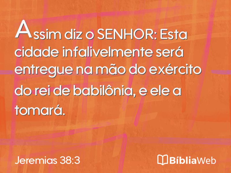 Jeremias 38:3 em imagem para compartilhar