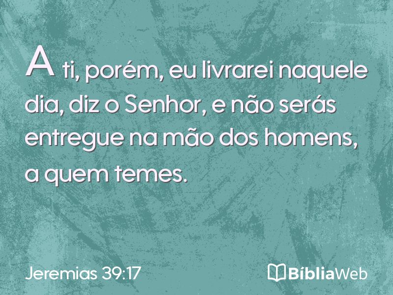 Jeremias 39:17 em imagem para compartilhar