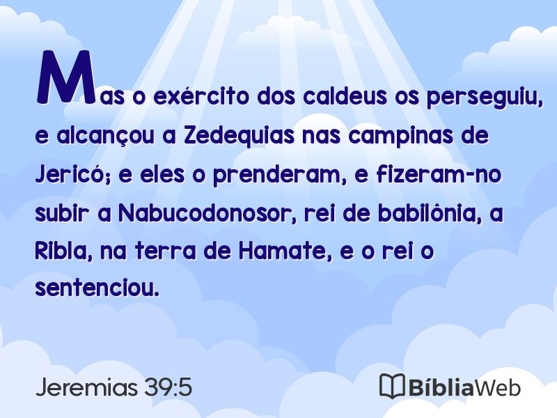 Jeremias 39:5 em imagem para compartilhar