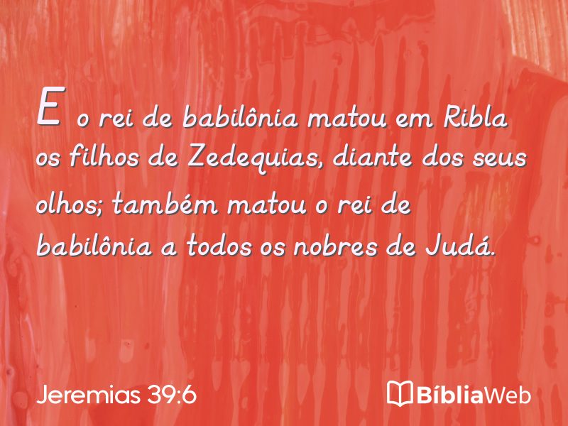 Jeremias 39:6 em imagem para compartilhar