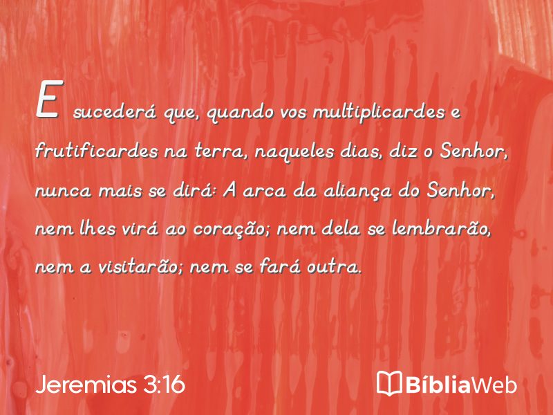 Jeremias 3:16 em imagem para compartilhar