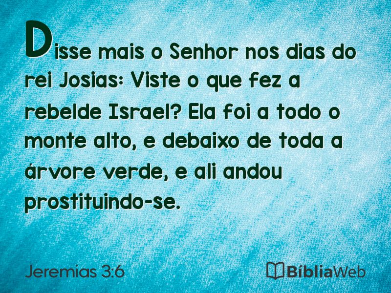 Jeremias 3:6 em imagem para compartilhar