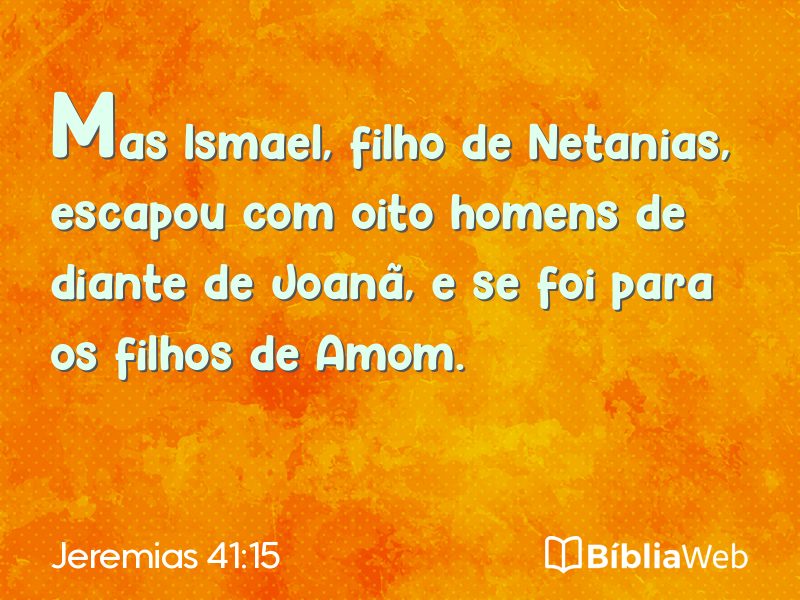 Jeremias 41:15 em imagem para compartilhar
